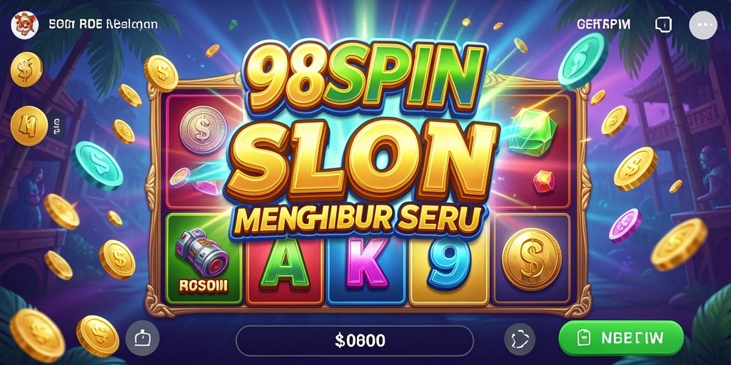 Gambaran gameplay seru dari permainan Slot 98SPIN.