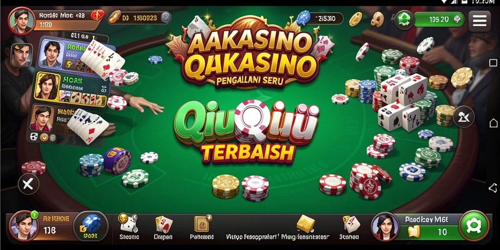 Tampilan gameplay QiuQiu yang menarik di AAKASINO.