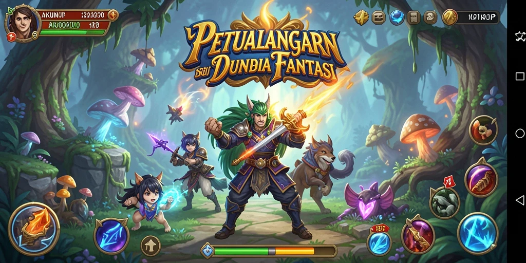 Gameplay seru AKUNJP yang memikat dan penuh tantangan.