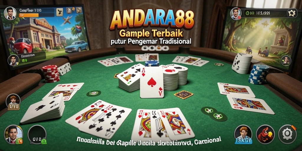 Screenshot gameplay Gaple yang seru dan interaktif dari ANDARA88.