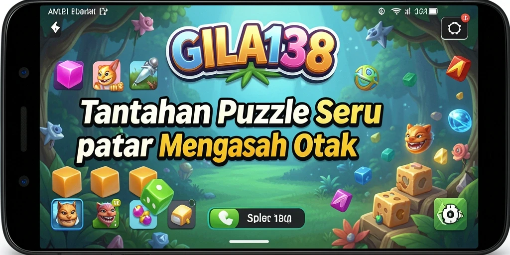 Tampilan menarik dari gameplay GILA138 yang menggugah semangat menyelesaikan Puzzle.