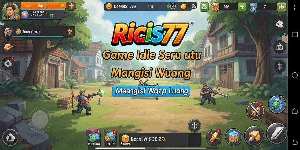 Screenshot yang menampilkan gameplay seru dan interaktif dari RICIS77.