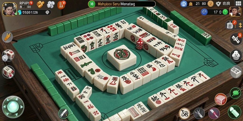 Tampilan menawan gameplay Mahjong di RPVIP1.