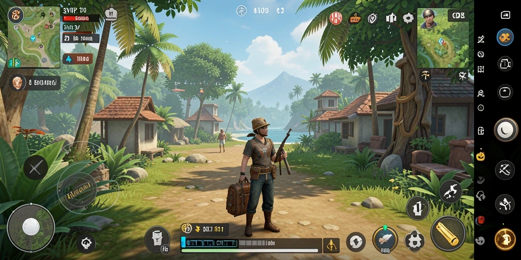 Tampilan gameplay SVIP2 yang ceria dan menghibur