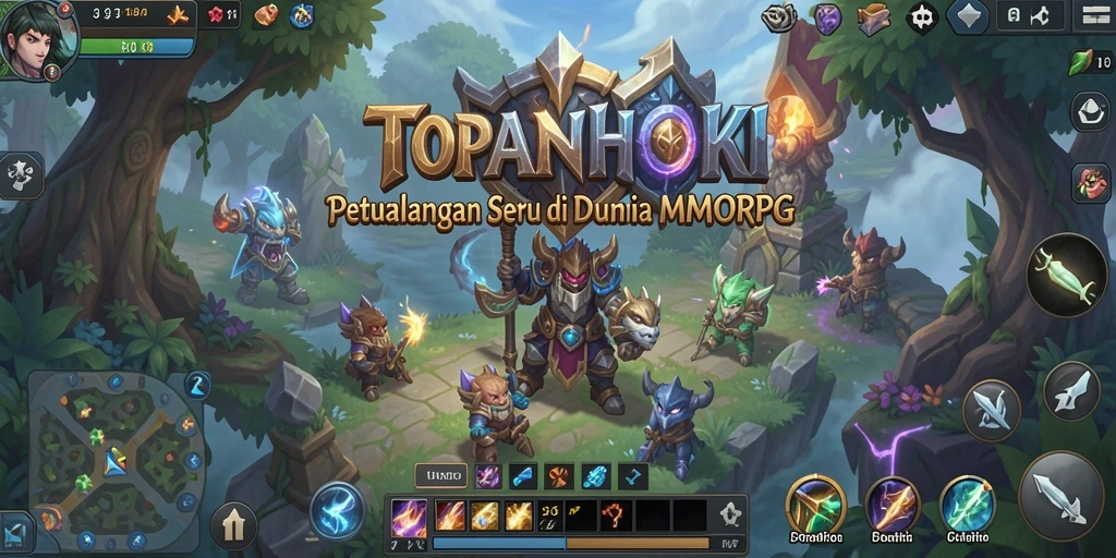 Tampilan gameplay seru dengan grafis menawan di TOPANHOKI.